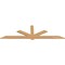 Ekena Millwork Kennewick Timber Gable Bracket, Western Red Cedar, 108"W x 31 1/2"H x 1 1/2"D x 5 1/2"F, 7/12 Pitch GBW108X31X0206KEN00SWR - alternate 2